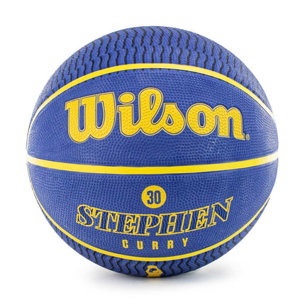 Wilson NBA Player Icon Outdoor Basketball Stephen Curry Golden State Warriors Größe 7 WZ4006101XB7-