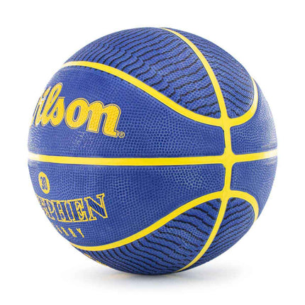 Wilson NBA Player Icon Outdoor Basketball Stephen Curry Golden State Warriors Größe 7 WZ4006101XB7-