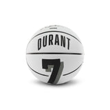 Wilson NBA Kevin Durant Brooklyn Nets Player Icon Mini Basketball Größe 3 WZ4007301XB3 - weiss-schwarz