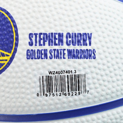 Wilson NBA Stephen Curry Golden State Warriors Player Icon Mini Basketball Größe 3 WZ4007401XB3-