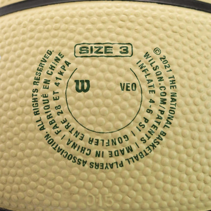 Wilson NBA Giannis Antetokounmpo Milwaukee Bucks Player Icon Mini Basketball Größe 3 WZ4007501XB3-