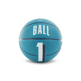 Wilson NBA Lamelo Charlotte Hornets Player Icon Mini Basketball Größe 3 WZ4012901XB3 - türkis-weiss