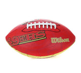 Wilson San Francisco 49ers NFL Junior Team Logo (Gr. 7) American Football WTF1534XBSF-