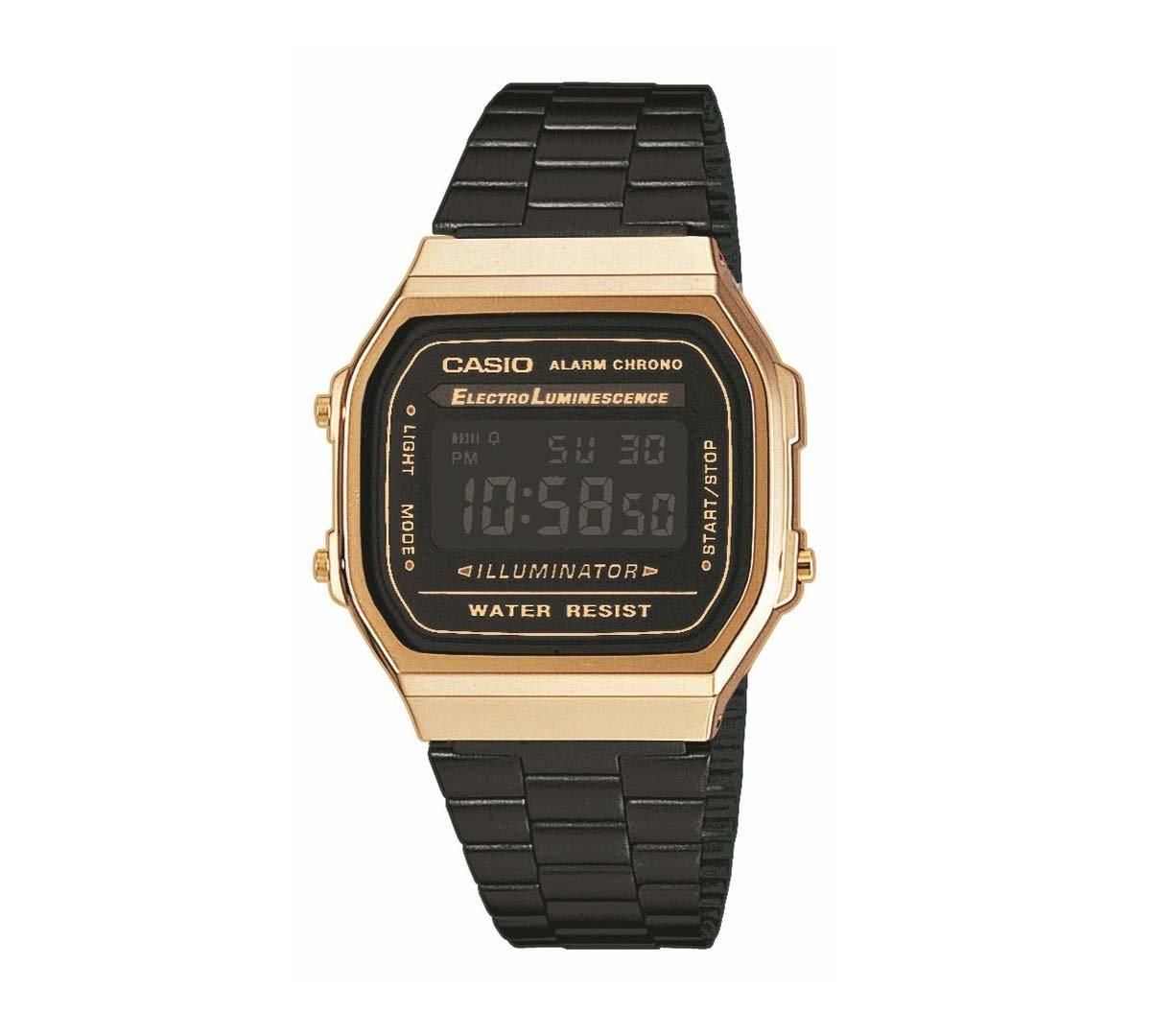 Casio Retro Wrist Watch Digital Uhr A168WEGB-1BEF-