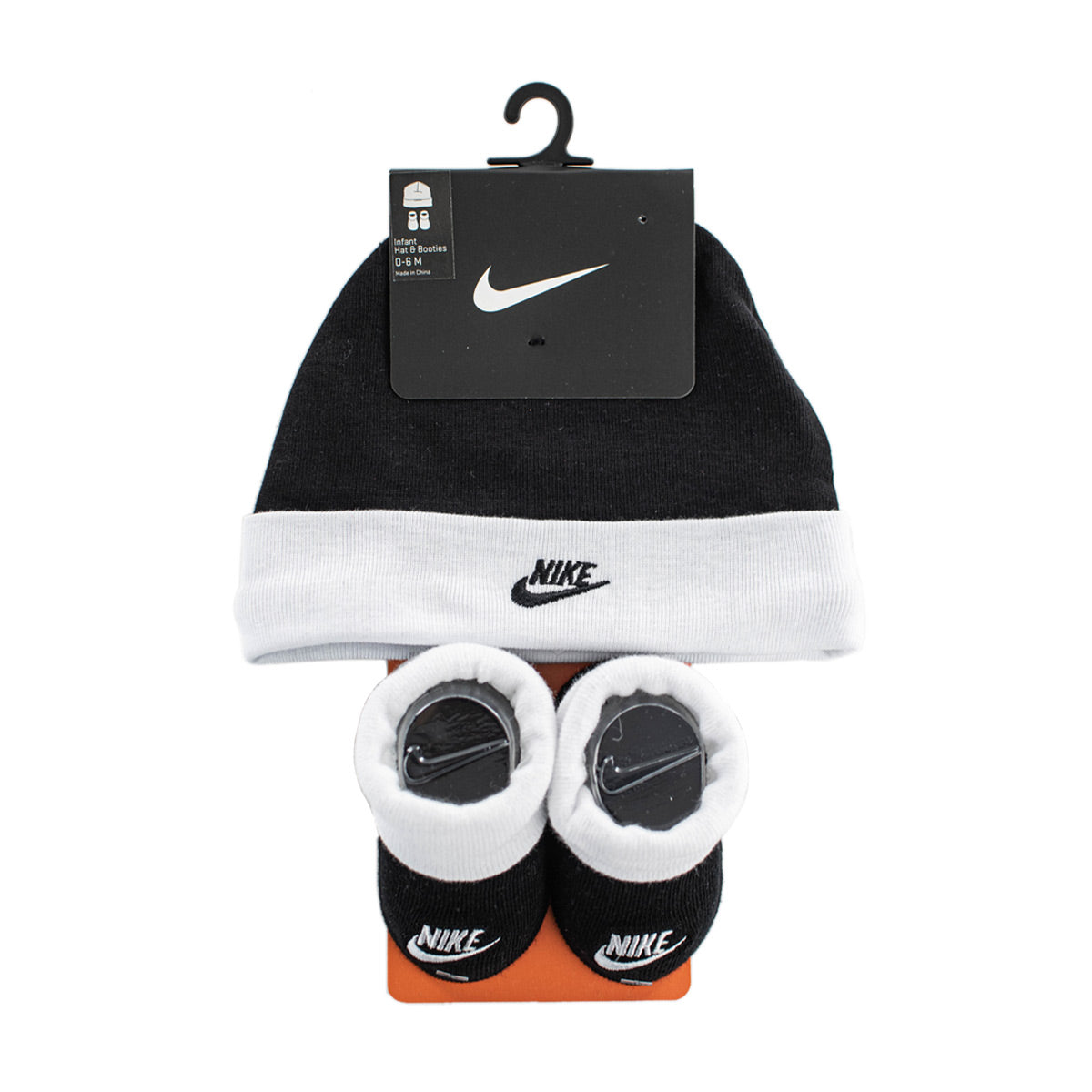 Nike Futura Hat and Bootie Mütze und Socken Set 0-6 Monate LN0049-023-