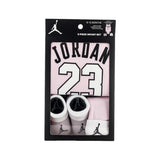 Jordan 23 Jersey 3-Pieces Set 6-12 Monate MJ0208-A9Y - rosa-schwarz-weiss