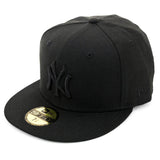 New Era New York Yankees 59Fifty MLB Basic Black on Black Fitted Cap 10000103-