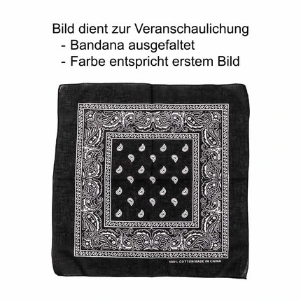 NYC NYC Bandana Tuch aus Baumwolle - Handwäsche bandana-dkpurple-
