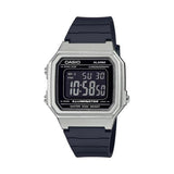 Casio Retro Wrist Watch Digital Uhr W-217HM-7BVEF - schwarz-silber