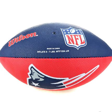 Wilson New England Patriots NFL Junior Team Logo (Gr. 7) American Football WTF1534XBNE-