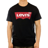 Levi's® Standard Graphic Crew Batwing T-Shirt 17783-0137 - schwarz-rot