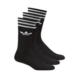 Adidas Solid Crew Socken 3er Pack S21490 - schwarz-weiss