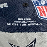 Wilson Dallas Cowboys NFL Junior Team Logo (Gr. 7) American Football WTF1534XBDL-
