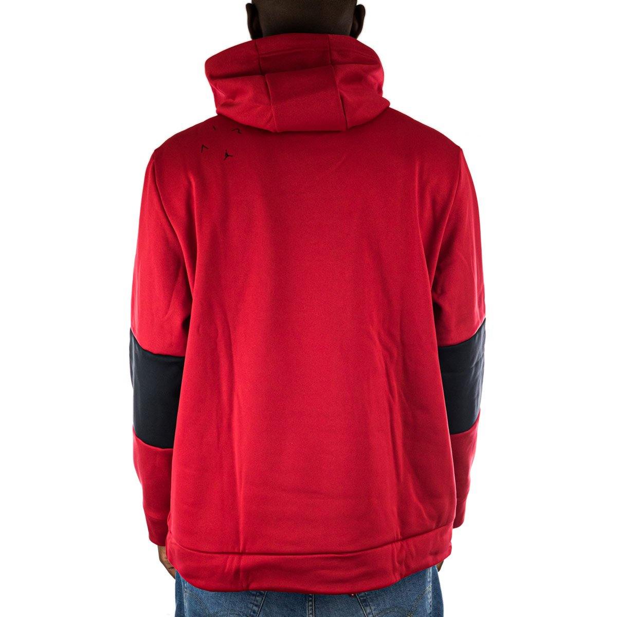 Jordan Air Therma Fleece Hoodie CK6789-687 rot-schwarz