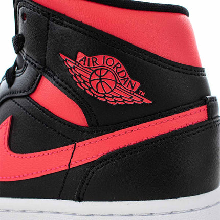 Jordan Wmns Air Jordan 1 Mid - Black Siren Red BQ6472-004-