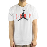 Jordan Jumpman T-Shirt CD5616-100 - weiss-schwarz-neon rot