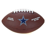 Wilson NFL Team Logo Dallas Cowboys (Gr. 9) American Football WTF1748XBDL - braun-dunkelblau